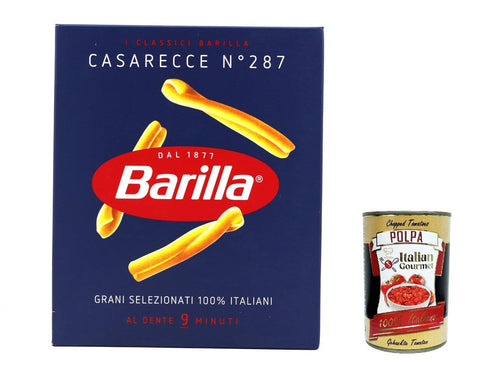 10x Pasta Casarecce Nr. 287 italienisch Nudeln 500 g pack + Italian Gourmet polpa 400g
