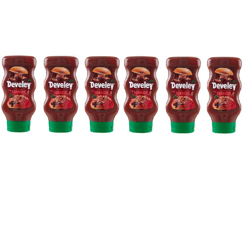 6x Develey Salsa Barbecue 410 ml