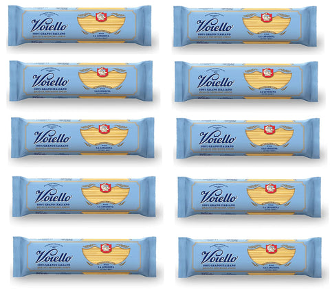 10x Voiello La Linguina n°112 Pasta 100% Italienischer Weizen 500g Teigwaren aus Hartweizengrieß Bronze-Zeichnung