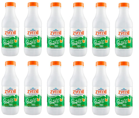 Zymil 12x Benefit Latte ohne Laktose, Langzeit-UHT-Milch, 1Ltr, Karton, DAIRY BASED DRINK