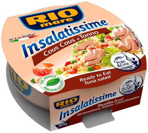 Rio Mare Insalatissime Cous und Thunfisch, 160 g