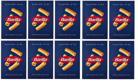 10x Pasta Barilla Rigatoni Nr. 89 italienisch Nudeln 500 g pack