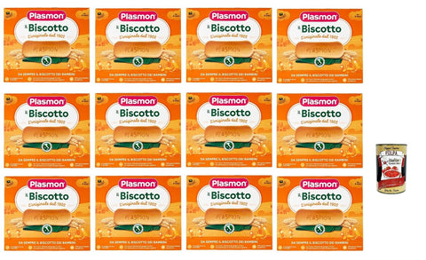 Plasmon Biscotti kekse 12x 320g + Italian Gourmet polpa 400g