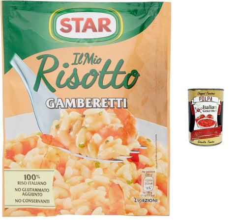10x Star Risotto cremoso ai gamberetti cremiges Reis Garnelen 175g 100% italienisch Fertiggerichte
