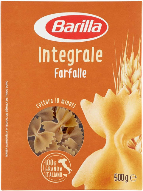 10x Pasta Barilla Farfalle integrali Vollkorn italienisch Nudeln 500g pack