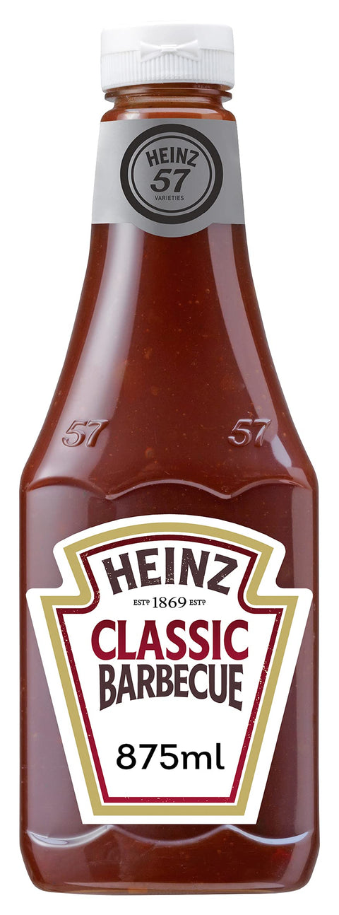 Heinz Barbecue Sauce, Squeezeflasche, 2er Pack (2 x 875 ml)