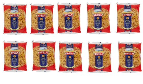 10x Pasta Divella 100% Italienisch N° 61 Ditali 500 g