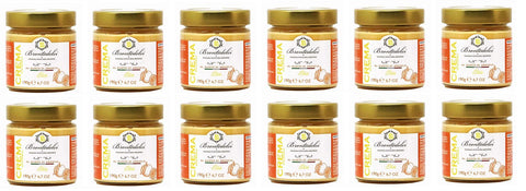 12x Brontedolci Crema Spalmabile al gusto di Arancia Streichcreme mit Orangengeschmack 190g in Glas Sizilianische Orangen