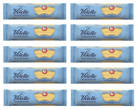 10x Voiello Lo Spaghetto Scanalato n°107 Pasta 100% Italienischer Weizen 500g Teigwaren aus Hartweizengrieß Bronze-Zeichnung
