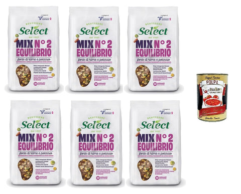 Select MIX N.2 EQUILIBRIO Quelle für Kupfer und Kalium 6x 300gr + Italian Gourmet polpa 400g