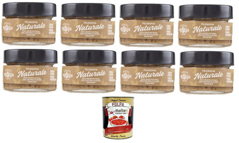 Urbani Filosofia Naturale Battuto di Funghi Porcini Gehackte Steinpilze 8x80gr + Italian Gourmet polpa 400g