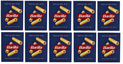 10x Pasta Barilla Tortiglioni Nr. 83 italienisch Nudeln 500 g pack