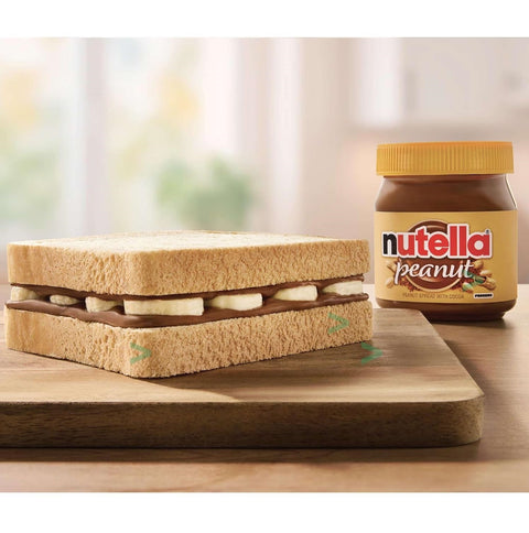 3x Nutella Peanut Aufstrich mit Kakao, Haselnüssen und Erdnüssen, 371 g