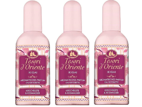 Tesori D'oriente Ikigai 100ml, parfum floral aromatique 3x100ml