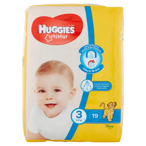 Huggies Unistar, Größe 3 (4 – 9 kg), 20 Windeln
