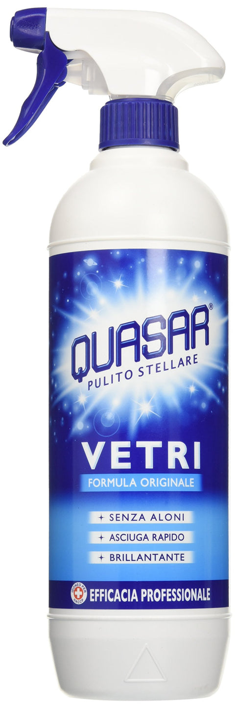 Quasar Glasreiniger Original-Formel – 6 Stück 650 ml [3900 ml]