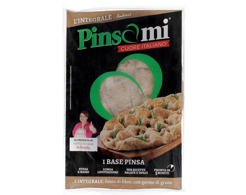 MHD 28/08/2025 Pinsami Pinsa Gourmet Integrale, Vollkorn Pinsa hausgemacht von Benedetta, 2 Stück à 230 Gramm