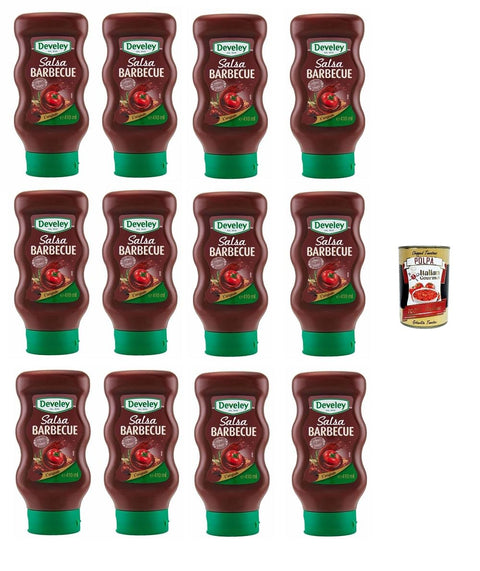 Salsa Barbecue Top Down Barbecue-Sauce12x 410ml+ Italian Gourmet polpa 400g