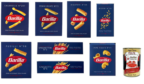 Pasta best selection 8x 500g testpaket italian nudeln + Italian Gourmet polpa 400g