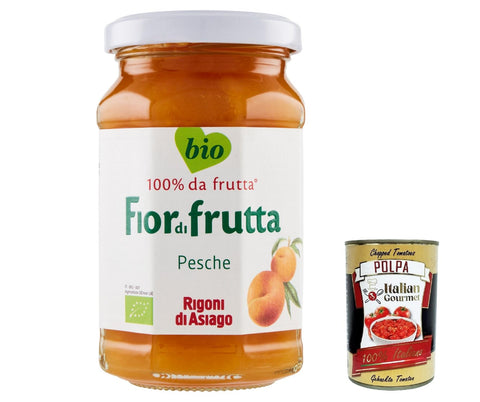 Rigoni di Asiago 3x 250g - Fiordifrutta Fruchtaufstrich - Birne -Aufstrich, Marmelade Konfitüre Brotaufstriche Original aus Italien + Italian Gourmet polpa 400g