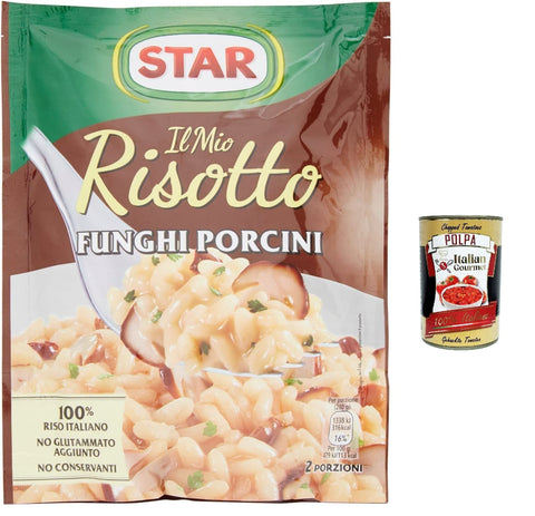 10x Star Risotto cremoso Funghi Porcini cremiges Reis Steinpilze 175g 100% italienisch Fertiggerichte