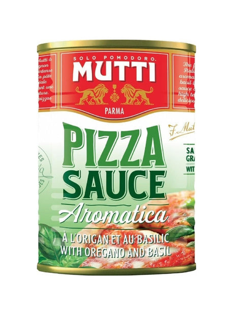 Mutti Pizza Sauce Aromatica Tomatenmark mit Oregano und Basilikum 24 x 400 g
