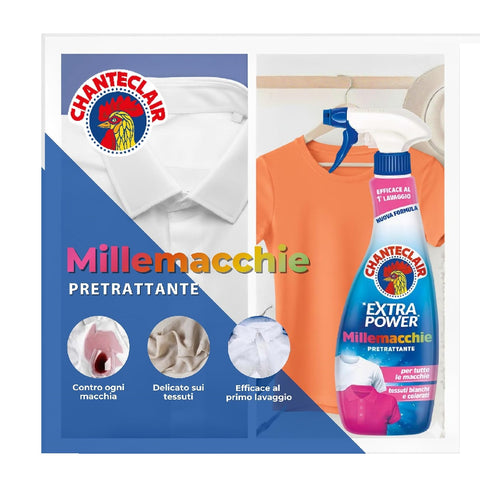 12x ChanteClair Pretrattante Millemacchie gegen Flecken auf Textilien spray 500 ml