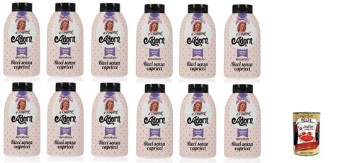 12x Adorn Vintage Supreme Hair Curl Cream Anti-Frizz Effect ML. 200 + Italian Gourmet polpa 400g