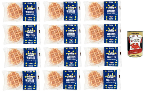 12x Brioche Pasquier Waffeln Perlzucker 4 x 45 g+ Italian Gourmet Polpa 400g