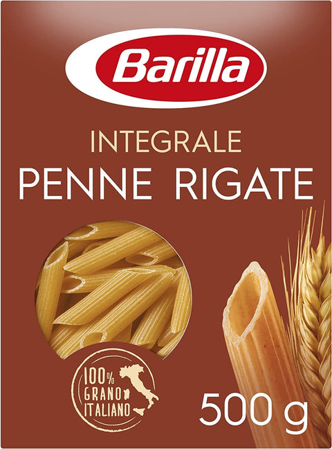 10x Barilla Penne Rigate Integrali Vollkornnudeln Vollkorn Pasta 100% Italienisch 500g