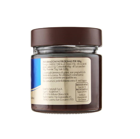MHD 30/09/2026 Lindt Crema Spalmabile al Cioccolato Fondente Streichcreme Streichfähige Creme aus Dunkler Schokolade und 200g Original italienisch Aufstrich