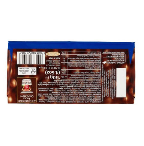 MHD 10/2026 Novi Nocciolato al Latte, Milch Schokolade riegel mit ganzen Haselnüssen, milk chocolate bar with whole hazelnuts 130g