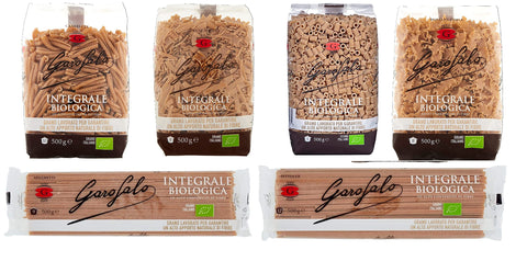 Testpaket Pasta integrale Vollkornnudeln Nudeln Wholemeal pasta 6x 500g + Italian Gourmet Polpa 400g