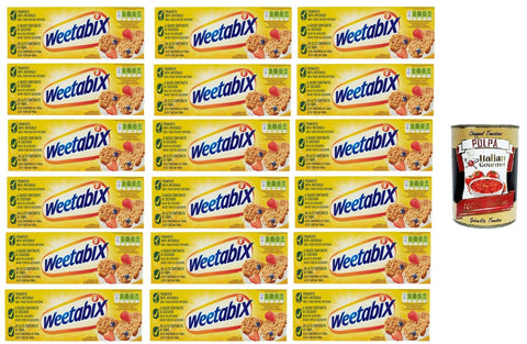 Weetabix, Formelle di Frumento integrale Vollkornkuchen 18 x 215gr + Italian Gourmet polpa 400g
