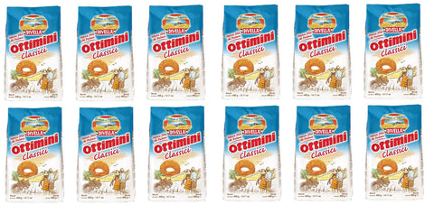 12x Divella Ottimini Classici Shortbread Kekse mit frischen Eiern 400g Biscuits Cookies italienische Kekse