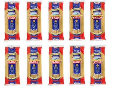 10x Pasta Divella 100% Italienisch Ziti N° 2 Kochen 8 Minuten 500g