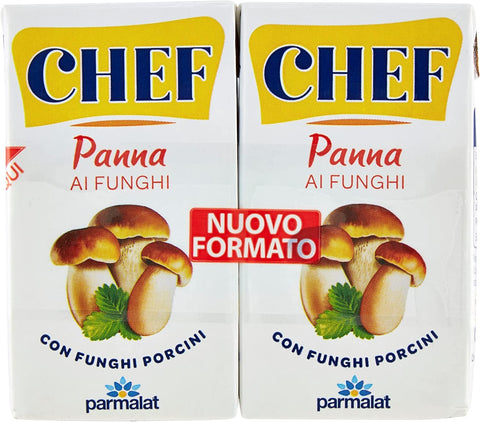Parmalat Panna chef ai funghi Kochcreme Sahne mit Steinpilzen pilze 2x125g