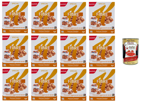Special K High Fibre Knusprige goldene Agglomerate 12x 360gr + Italian Gourmet polpa 400g