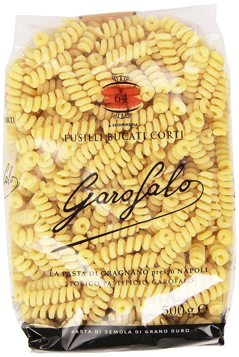 10x Pasta Garofalo 100% Italienisch Fusilli bucati corti n 64 Nudeln 500g