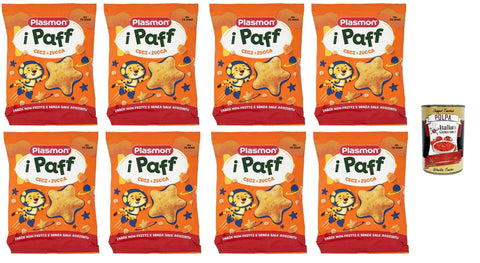 Plasmon snack Ceci e Zucca 8x 15g + Italian Gourmet polpa 400g