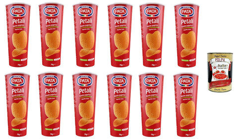 Pata Petali gusto paprica Blütenblätter mit Paprikageschmack 12x 70gr + Italian Gourmet Polpa 400g