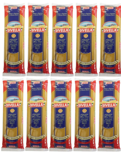Nudeln, Pasta Divella Spaghetti Ristorante 8 (10 X 500g) - Vorratspaket