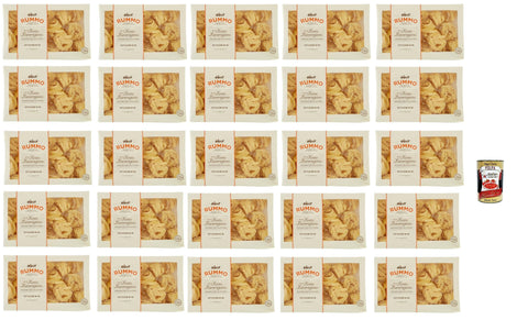 Rummo Fettuccine N° 89 Pasta Lenta Lavorazione Teigwaren aus Hartweizengrieß Bronze-Zeichnung 20x 500g + Italian Gourmet polpa 400g