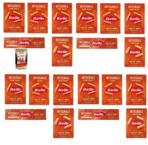 Testpaket Pasta Integrali Vollkorn italienisch Nudeln 20x 500 g pack + Italian Gourmet polpa 400g