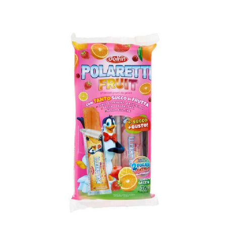 6x Polaretti Fruit Girl Ice Eis cream Lollies mit Fruchtsaft zum Einfriere 10x40 ml italienisch Original SONDERANGEBOT