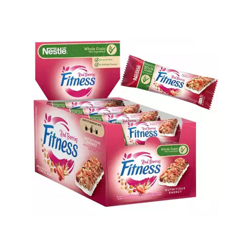 Nestlé Fitness barrette Frutti rossi Vollkornmüsli- und rote Fruchtriegel Vollkornmüsli und rote Fruchtriegel, 24er-Packung