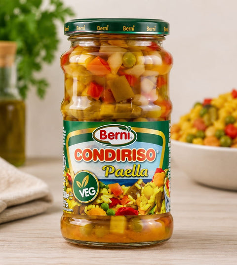 12x Berni Condiriso Paella Gemüsewürzmischung für Reissalate und Paella, 300 g