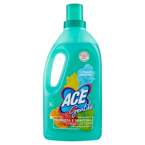 ACE Bleach Ace Gentile Candeggina per Colorati e Delicati Bleach for Coloured and Delicate 2L  - Ruiniertes Etikett 8001480021150