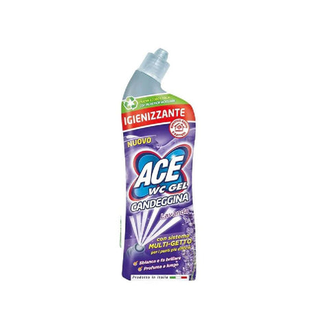 Ace Entfetter Ace WC Gel Candeggina Lavanda Igienizzante Desinfizierender Toilettenreiniger mit Lavendelduft 700ml 8001480710474