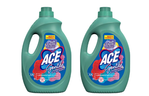 ACE Flüssigkeiten & Düfte 2x ACE Gentile Duftflasche, 2,3 l Flüssigkeiten & Düfte italienisch Original BESCHÄDIGTES ETIKETT 8001480719132